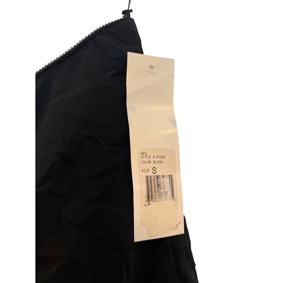 Alex Evenings Womens Black Tiered Chiffon Strapless Dress Size S - Picture 6 of 6